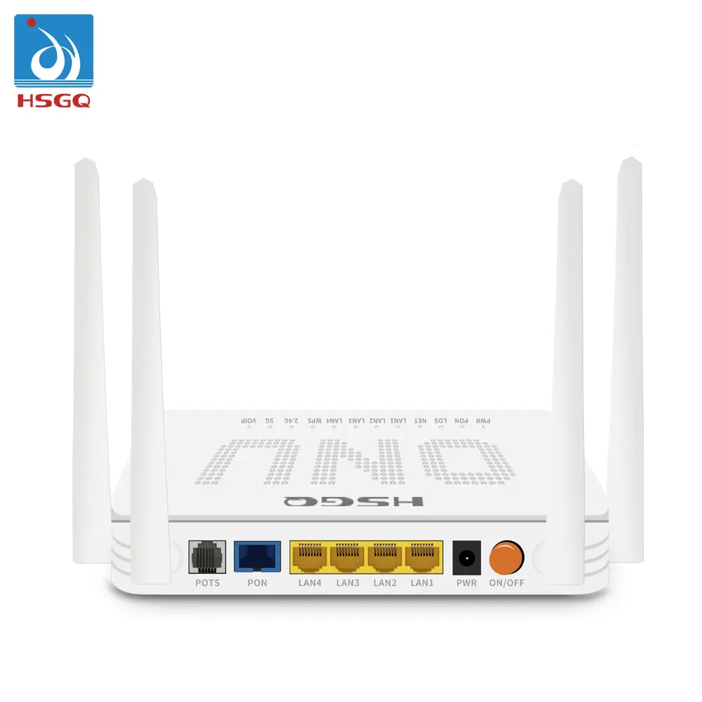 وجي ثنائي النطاق G & 5G ftth 5g F609 Onu Gpon WIFI 4GE 1 poth ONU