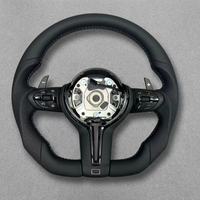 Volant pour BMW F30 F10 E90 F32 F36 M340i E39 F22 F11 540i E87 F82 M3 M5 E70 M4 Cuir Fibre de carbone LED F80 E92 m Sport