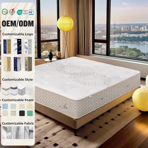 Colchón Ortopédico AIDI Euro Top, Suministro de Fábrica, Enrollable <span class=keywords><strong>en</strong></span> Caja, con Espuma Viscoelástica para Masajes, Tamaño Queen, para Dormir - Product Image 1