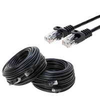 Cable de Conexión Ethernet CAT6 CAT6A RJ45 UTP de 0.5m-20m, MOQ Bajo, para Red LAN, Router de Computadora, Cobre Puro, Certificado CE