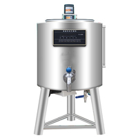 Petite machine de pasteurisation à tunnel 100L-200L, pasteurisation de lait par lots avec pompe comme composant principal