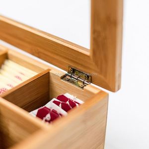 กล่องชาไม้ไผ่พร้อมช่องใส่ถุงชา 6 หรือ 8 ช่อง - Product Image 5