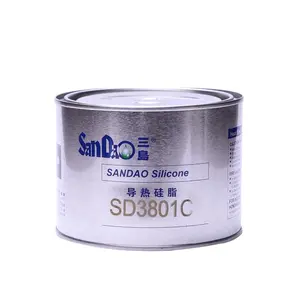 Fabricant d'usine SANDAO SD3801Graisse silicone à conduction thermique pour composants électroniques CPU