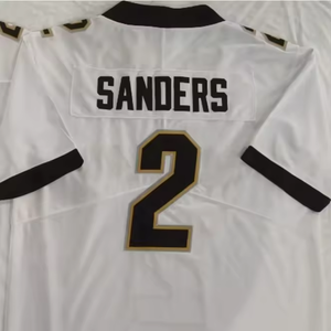 Versand bereit Colorado 12 Travis Hunter <span class=keywords><strong>2</strong></span> Shedeur Sanders 21 Shilo Sanders US America College Genähte Fußball trikots - Product Image 3