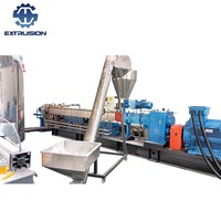 Extrusora de Doble Cascada para Masterbatch de Plástico de Alta Calidad Haisi
