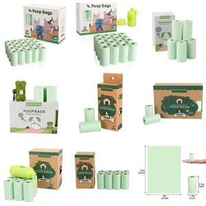 Custom Logo Bolsas Para Popo Caca De Perro PLA PABT Fully <b>Compostable</b> Package <b>Bags</b> Biodegradable Corn Starch Pet Dog Poop <b>Bag</b> - Product Image 1