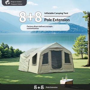 Spacious Family Inflatable Camping Tent Double Layer 3000mm Waterproof Four Seasons Quick Setup Multi Room Outdoor CY006 Lightwe - Product Image 2