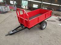 Remorque agricole basculante latérale et arrière, 5 tonnes, 8 tonnes, 10 tonnes, 12 tonnes, montée sur tracteur, à essieu simple et tandem, avec bords de citerne hauts