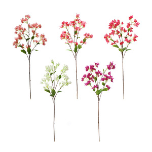 Fleurs artificielles en soie blanches Bougainvillea, directement de l'usine, pour la décoration de mariage, décoration florale artificielle pour cérémonie - Product Image 4