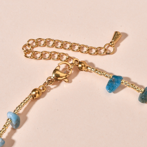 Collier en gros de pierres naturelles et de perles, bijoux avec pendentif coquillage cauris pour boutiques et promotions de la Fête des Mères - Product Image 5