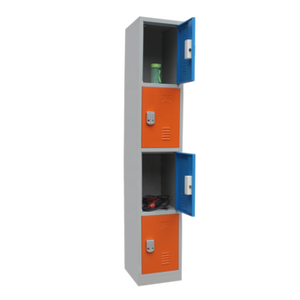 Nuevos Diseños <span class=keywords><strong>de</strong></span> Armario Metálico Moderno Comercial <span class=keywords><strong>de</strong></span> 4 Compartimentos y 4 Puertas Corredizas Coloridas para <span class=keywords><strong>Ropa</strong></span> - Product Image 2