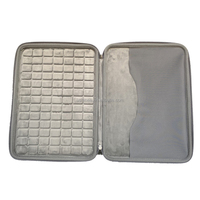 Tas Jinjing Kulit PU Stylish SlimPadded Sleeve Case Organizer Elektronik Tablet EVA untuk iPad dengan Kantong Aksesori