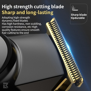Cortadora de Pelo Eléctrica Recargable <span class=keywords><strong>Profesional</strong></span> con Pantalla Digital, Cuchillas de Acero Inoxidable, Resistente al Agua, para Barberías - Product Image 3