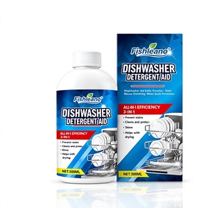 Fishleano Liquido Luminificante per Lavastoviglie: Sgrassa, Rimuove le Macchie, Migliora la Lucentezza, Lucida i Piatti, Offre una Protezione Pulita - Product Image 1