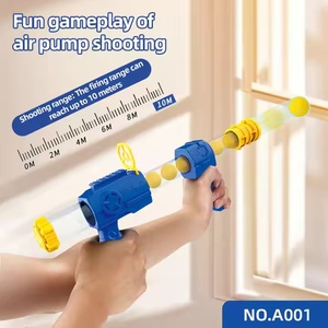 Pistola ad Aria Compressa con Palline di Schiuma, Gioco di Tiro al Bersaglio per Due Giocatori, Effetti Sonori, Giocattolo Educativo per Bambini - Product Image 3