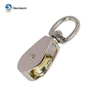 Polea de Aleación de Zinc Fundida a Presión con Ojo Giratorio o Fijo, Niquelada, de Aleación de Zinc o Acero Inoxidable, para Retractilador de Correa para Mascotas - Product Image 4