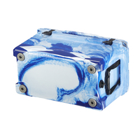 Nouvelle glacière isotherme moderne bleue et blanche de 30QT pour usage extérieur