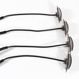 4 adet araba aksesuarları ön tampon gündüz farı sarı ortam kamyon sinyal uyarı lambası kaput Grille Spot Led ışık - Product Image 2