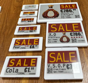 ผู้ผลิตเซินเจิ้น ป้ายราคาอิเล็กทรอนิกส์แบบชาร์จได้ ระบบ IoT จอแสดงผล E Ink ไร้สาย 2.4Ghz ป้ายชั้นวางสินค้าอิเล็กทรอนิกส์ ESL - Product Image 1