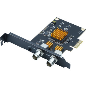 Carte de capture vidéo SDI 2 canaux Chuangshizhixing, double entrée PCIe pour Vmix OBS, boîtier métallique - Product Image 1