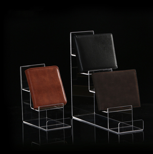 Dimensioni personalizzate espositore acrilico trasparente acrilico portafoglio libro prodotto espositore articoli <span class=keywords><strong>negozio</strong></span> mensola <span class=keywords><strong>di</strong></span> stoccaggio multilivello - Product Image 3