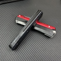 Premium M390 acier alliage d'aluminium poignée couteau de poche extérieur Microt couteau de chasse pour l'urgence sur le terrain