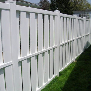 Paneles <span class=keywords><strong>de</strong></span> Cerca Decorativos Semi-cerrados para Exteriores, <span class=keywords><strong>de</strong></span> PVC Vinílico Estilo Americano, para Jardín - Product Image 2