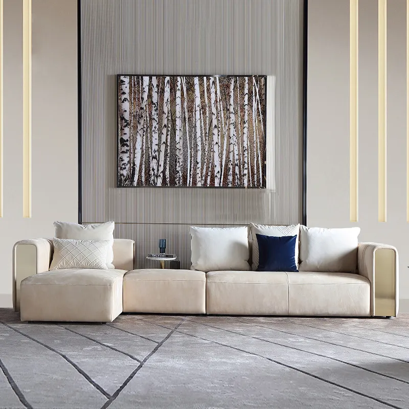Sofá de couro minimalista, venda quente, sofá de couro único, moderno, tecido de peru, sofás modernos