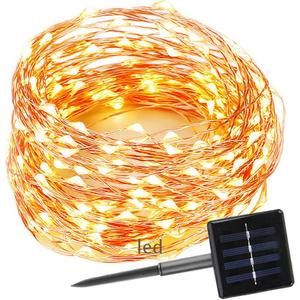 Đèn Dây Đồng Chiếu Sáng Nhiều Màu 8 Chế Độ Đèn Dây Thần Tiên Sân Vườn Ngoài Trời Giáng Sinh Năm Mới Đèn Cọc Chạy Bằng Năng Lượng Mặt Trời - Product Image 1