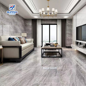 <span class=keywords><strong>Carrara</strong></span> Gray Series 600x1200 Pisos y azulejos de pared esmaltados pulidos de cuerpo completo Mármol de porcelana Azulejos de piedra de losa grande para casa - Product Image 6
