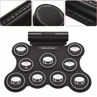 Supply Digital Drum Set With Stand Percussion Musical Instrument for Practice