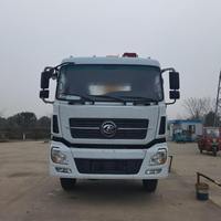 Camion de fret Dongfeng 8x4 avec grue à bras droit montée, capacité de levage de 12 à 16 tonnes, flèche télescopique, moteur Cummins, hauteur de levage de 20 m