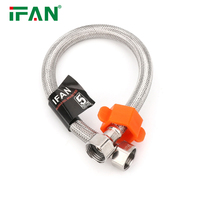 IFAN Usine Vend Tuyau Flexible d'Eau Tressé en Fil d'Aluminium, Raccord de Robinet, Tuyaux de Plomberie