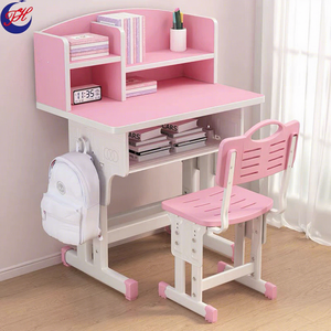 Bureau d'étude moderne en métal avec étagère réglable pour <span class=keywords><strong>la</strong></span> <span class=keywords><strong>maison</strong></span> et l'école, design confortable - Product Image 1