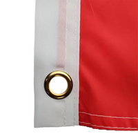 Drapeau national du Danemark en polyester de haute qualité, pas cher, avec 2 œillets, pour le football et les sports, tous pays