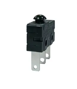 Smart sensitivity and small operating travel micro switch 5A 250V with black actuator 100gf microswitch,silver planted contact