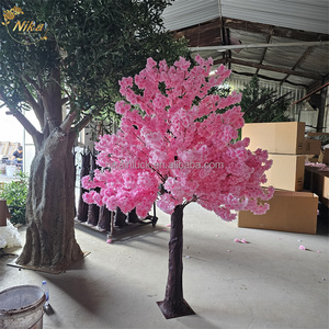 <span class=keywords><strong>NIKA</strong></span> Arbre artificiel de fleurs de cerisier le plus populaire de 1,80 m, décoration rose pour salon de beauté, arbres fleuris en soie, plantes artificielles - Product Image 2