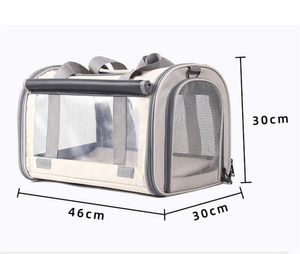 Nueva Bolsa de Transporte para Gatos, Transparente, Transpirable, Plegable, Mochila para Gatos, Bolso de Mano para Coche, Transportín para Gatos - Product Image 2
