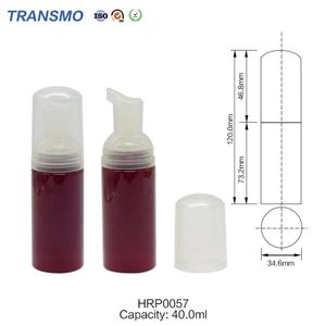 Wholesale Custom Eco-friendly Empty Plastic Cosmetic Spray Bottle with Pump <b>Foam</b> Dispenser Lotion Bottle 40ml - Product Image 2
