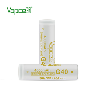 Аккумулятор литий-ионный цилиндрический Vapcell 21700 G40 4000 мАч 30А/45А 3.7В, перезаряжаемый, высокомощный, для фонарика и игрушек - Product Image 5