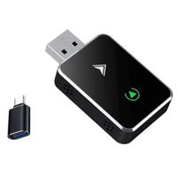 Adaptateur sans fil 2 en 1 pour CarPlay et Android Auto, modèle USB a K3 OLIVER, dongle de connectivité en voiture