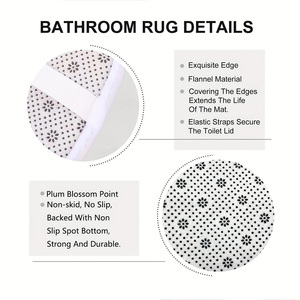 Ensemble <span class=keywords><strong>de</strong></span> 4 pièces <span class=keywords><strong>de</strong></span> <span class=keywords><strong>rideau</strong></span> <span class=keywords><strong>de</strong></span> douche personnalisé en polyester imperméable motif coucher <span class=keywords><strong>de</strong></span> soleil en <span class=keywords><strong>bord</strong></span> <span class=keywords><strong>de</strong></span> <span class=keywords><strong>mer</strong></span> avec tapis, couvercle <span class=keywords><strong>de</strong></span> toilette et tapis <span class=keywords><strong>de</strong></span> bain - Product Image 5
