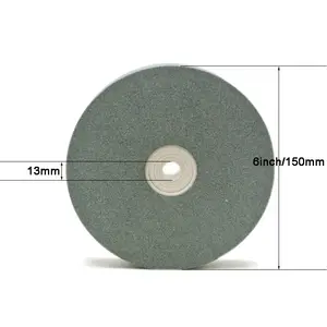 SATC 150mm Outside Dia Green Silicon Carbide Grinding Wheel 20mm Thick For Grinding Of Carbide Tools Workpieces Nonferrous