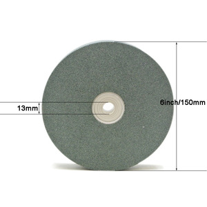 SATC 150 milímetros Fora Dia 20mm de Espessura Para Moagem de Carboneto de Silício Verde Rebolo De Carboneto De Ferramentas de Peças de Metais Não Ferrosos