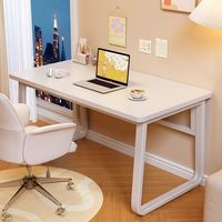 Table d'ordinateur rectangulaire minimaliste en bois pour étudiants, idéale pour le bureau à domicile - Approvisionnement transfrontalier