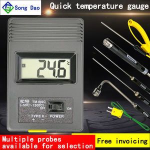 Termómetro TM902C, termómetro con pantalla <span class=keywords><strong>digital</strong></span>, termómetro de mano tipo K, resolución de pantalla de termopar, 0,1 grados - Product Image 2