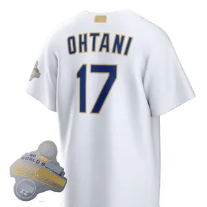 2026 ขายส่งแบบเย็บสำเร็จ #   17 โอทานิ #   22 เคอร์ชอว์ #   8 เฮอร์นันเดซ #   50 เบตต์ส์ #   เสื้อเบสบอล 5 Freeman Champion พร้อมจัดส่ง - Product Image 4