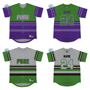 Maillot de baseball personnalisé avec drapeau américain, impression par sublimation, boutons intégraux, étoiles et rayures, uniforme de baseball pour hommes, jeunes et équipes - Product Image 4