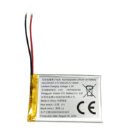 Batterie Li-polymère ultra-mince 483450 3.7V 850mAh pour étui de charge avec certificats UL1642/UL2054/CE