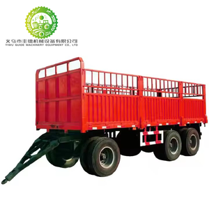 2-Wheel <b>Walking</b> Tractor Trailer for Farm Use with New Tire Components Agricultural Trailer - Product Image 2